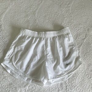 Nike Women's Dri-Fit White Shorts